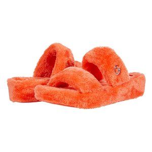 GBG by Guess Faux Fur Plush slipper slides